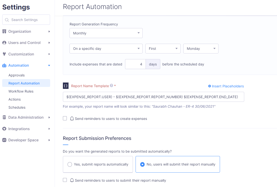 step 12, Automation - Report Creation _ Submission